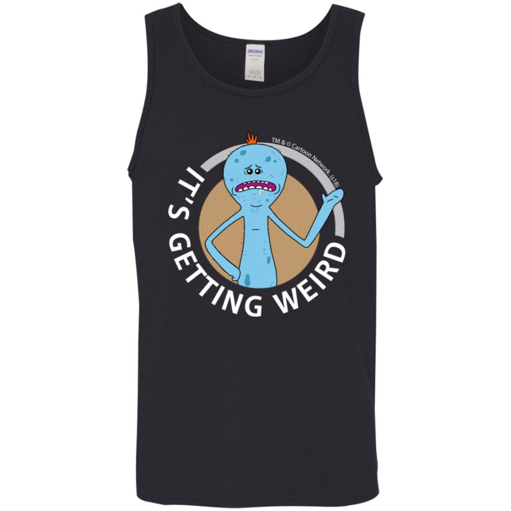 Rick And Morty Mr Meeseeks It's Getting Weird Mug Men Tank Top