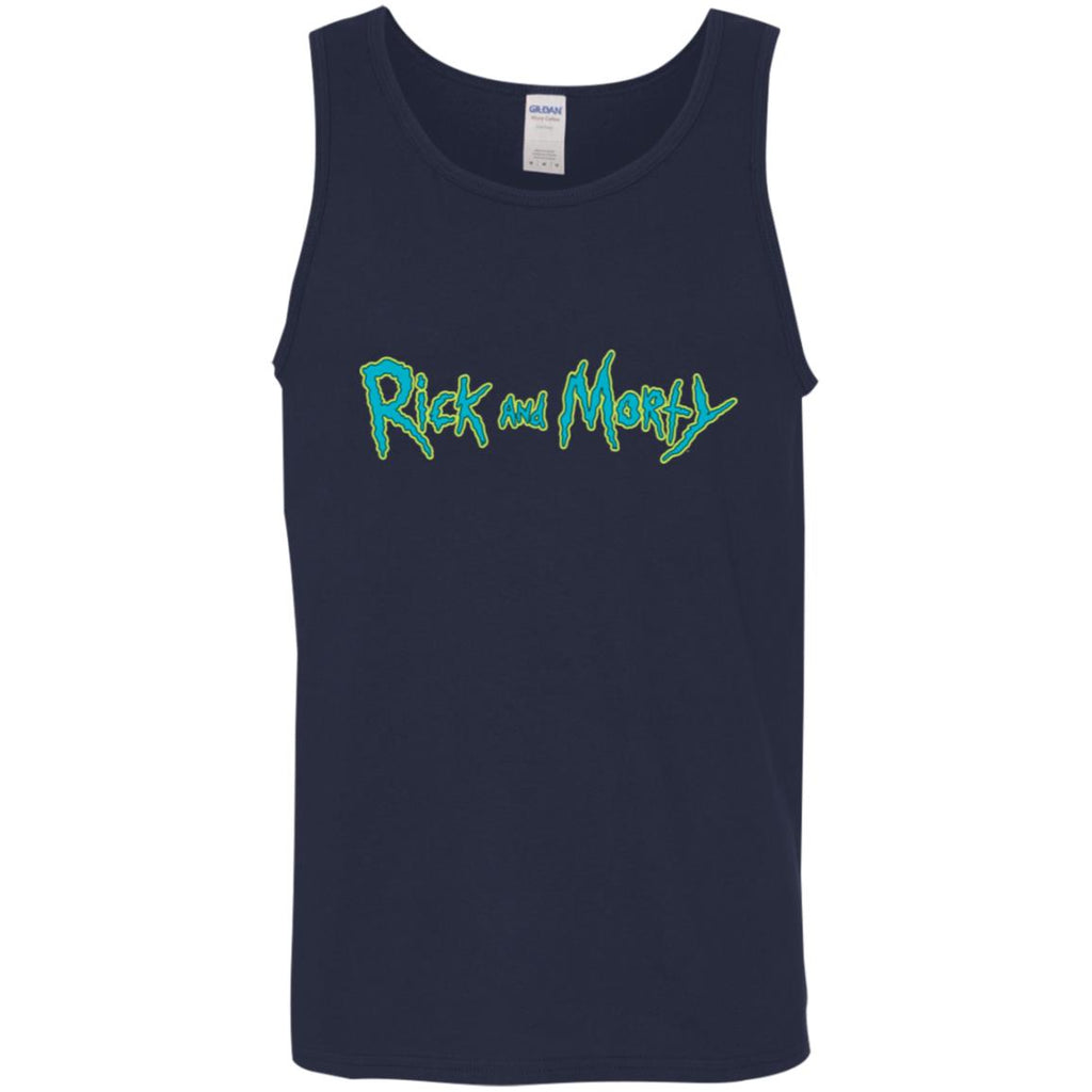 Rick And Morty Title Typography Men Tank Top