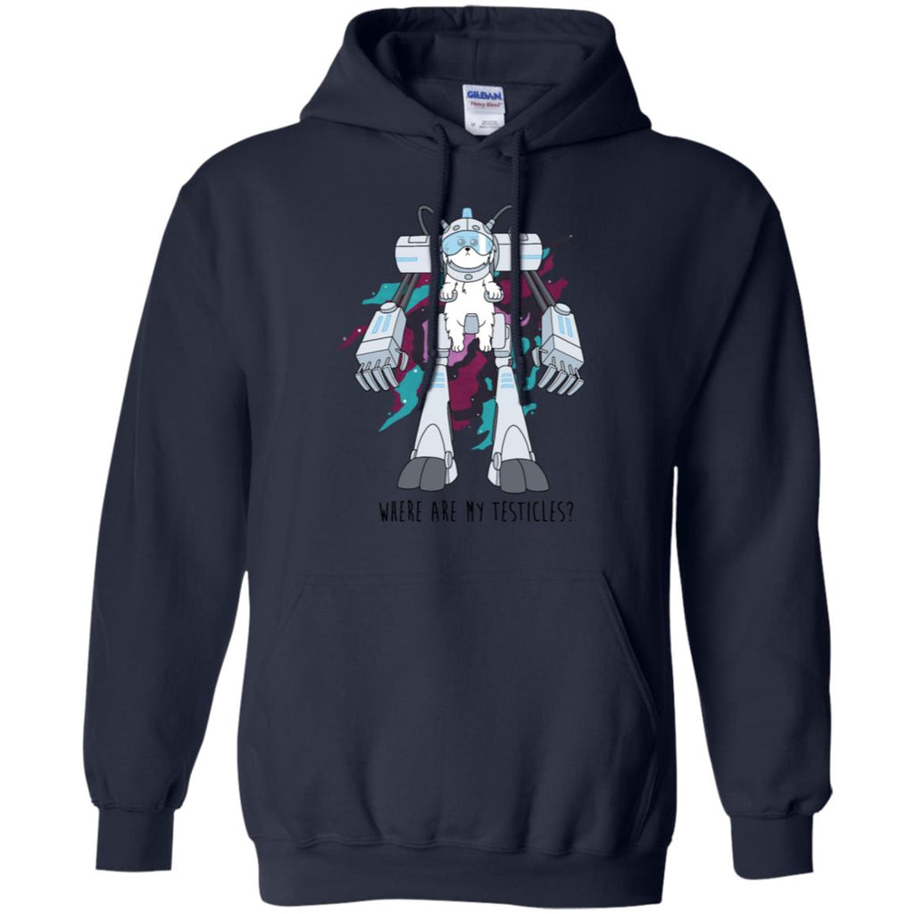 Rick And Morty Snuffles Funny Men Pullover Hoodie