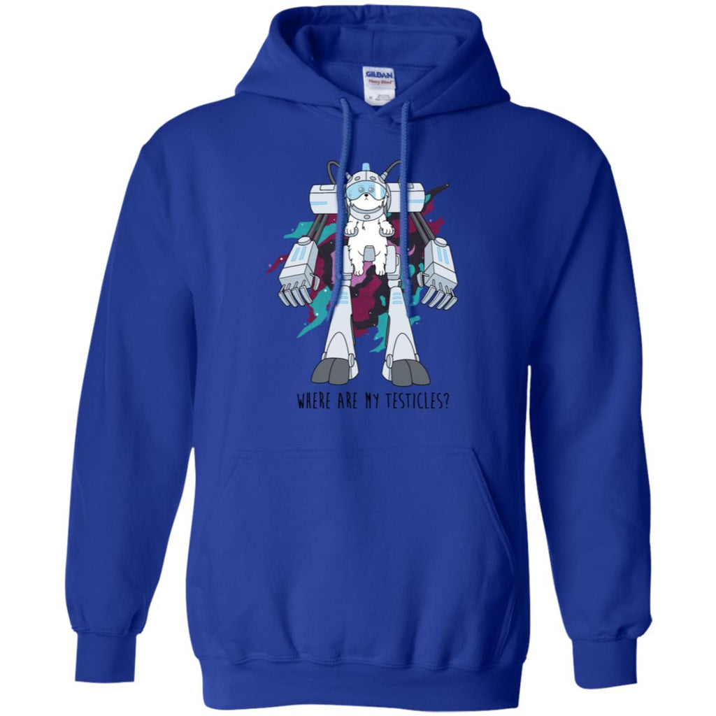 Rick And Morty Snuffles Funny Men Pullover Hoodie