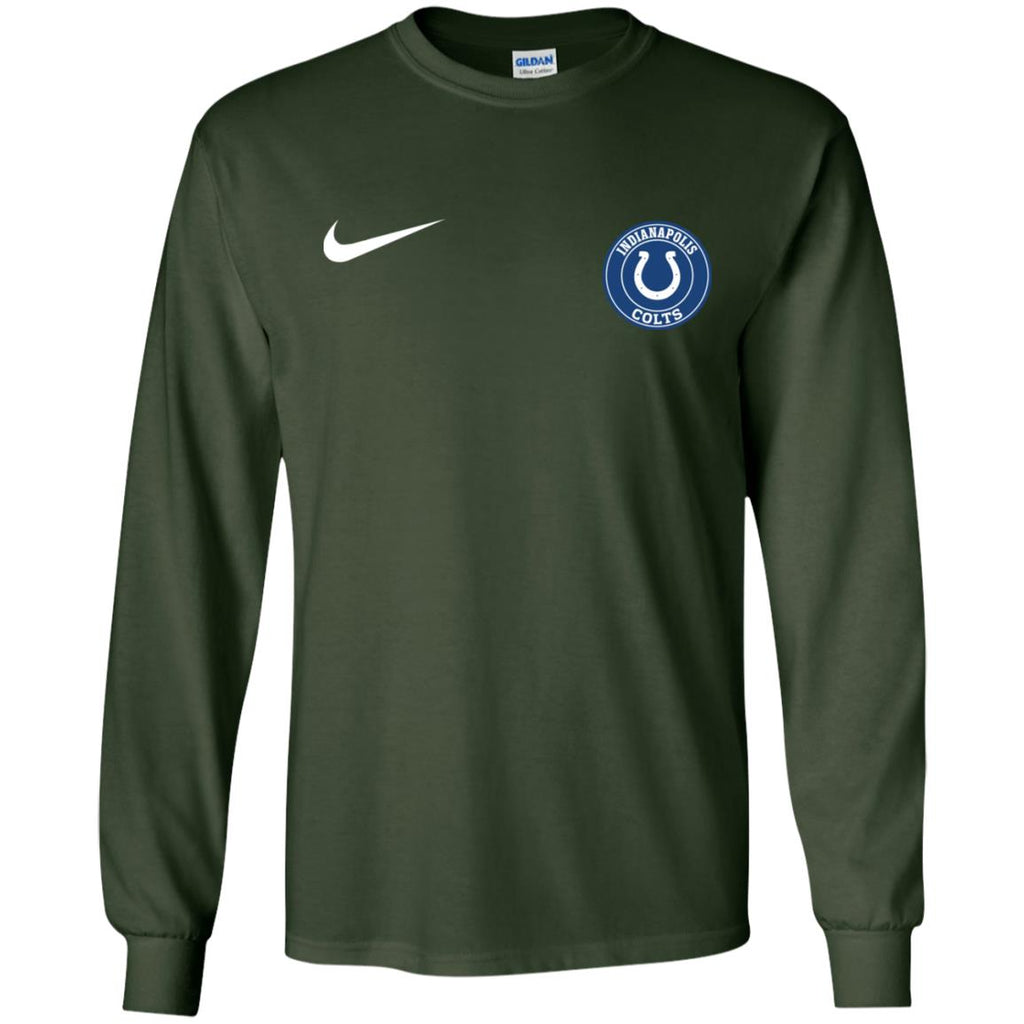 Nike Indianapolis Colts Nfl Football Men Long SLeeve Shirt