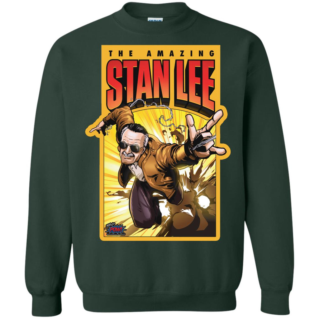 Pow - Entertainment's Amazing Stan Lee Unisex Crewneck Pullover Sweatshirt