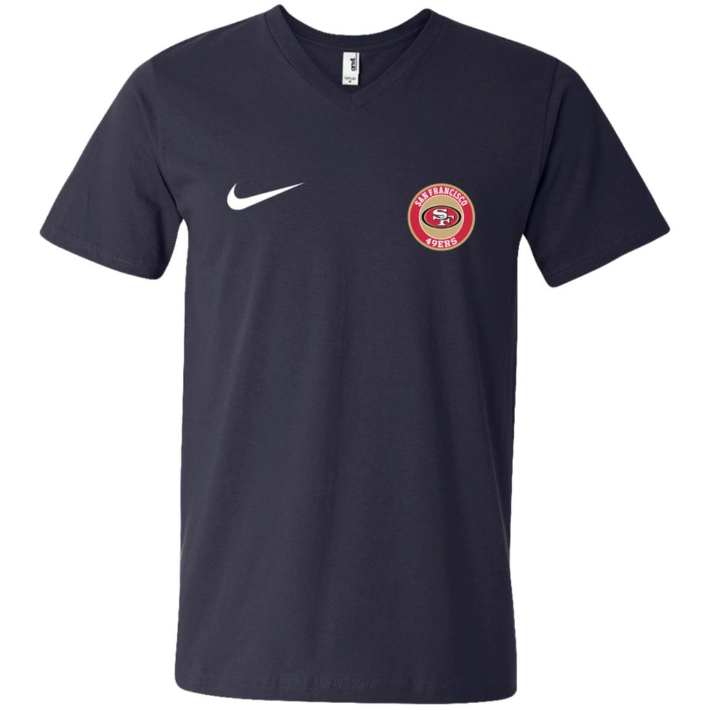 Nike San Francisco 49ers Nfl Football Men V-Neck T-Shirt