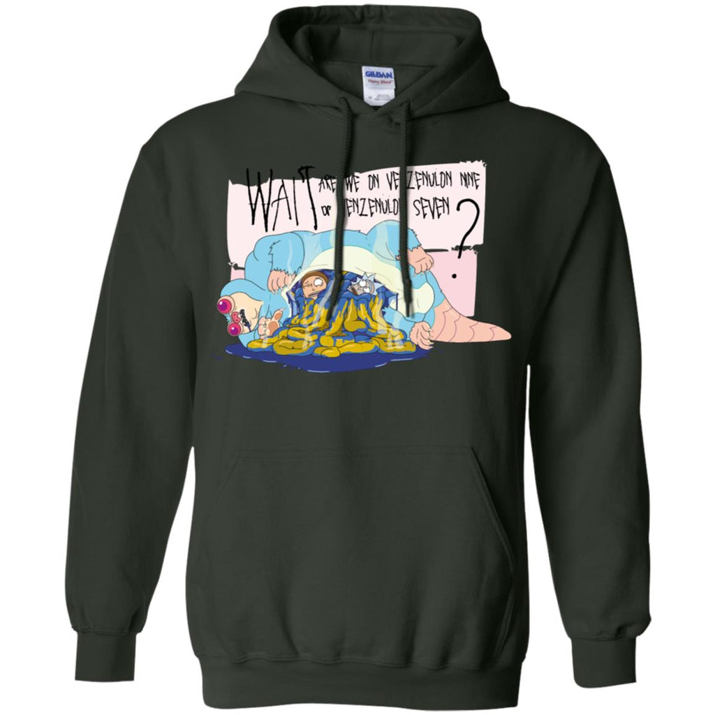 Ricky And Morty Which Venzenulon Are We On Men Pullover Hoodie