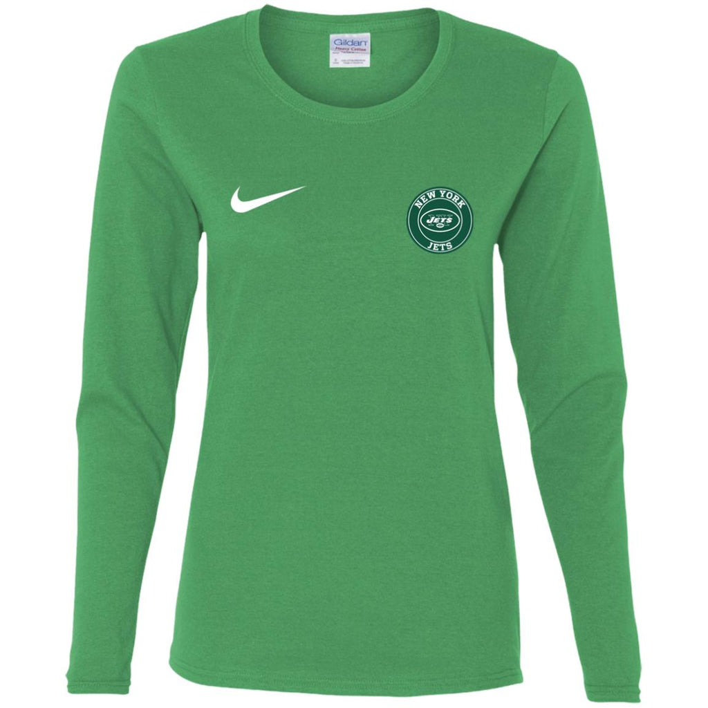 Nike New York Jets Nfl Football Women Long Sleeve Shirt