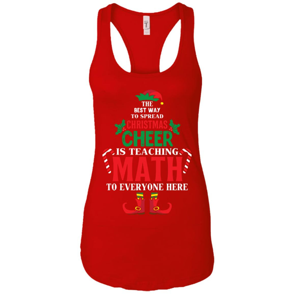 Christmas Cheer Is Teaching Math Women Tank