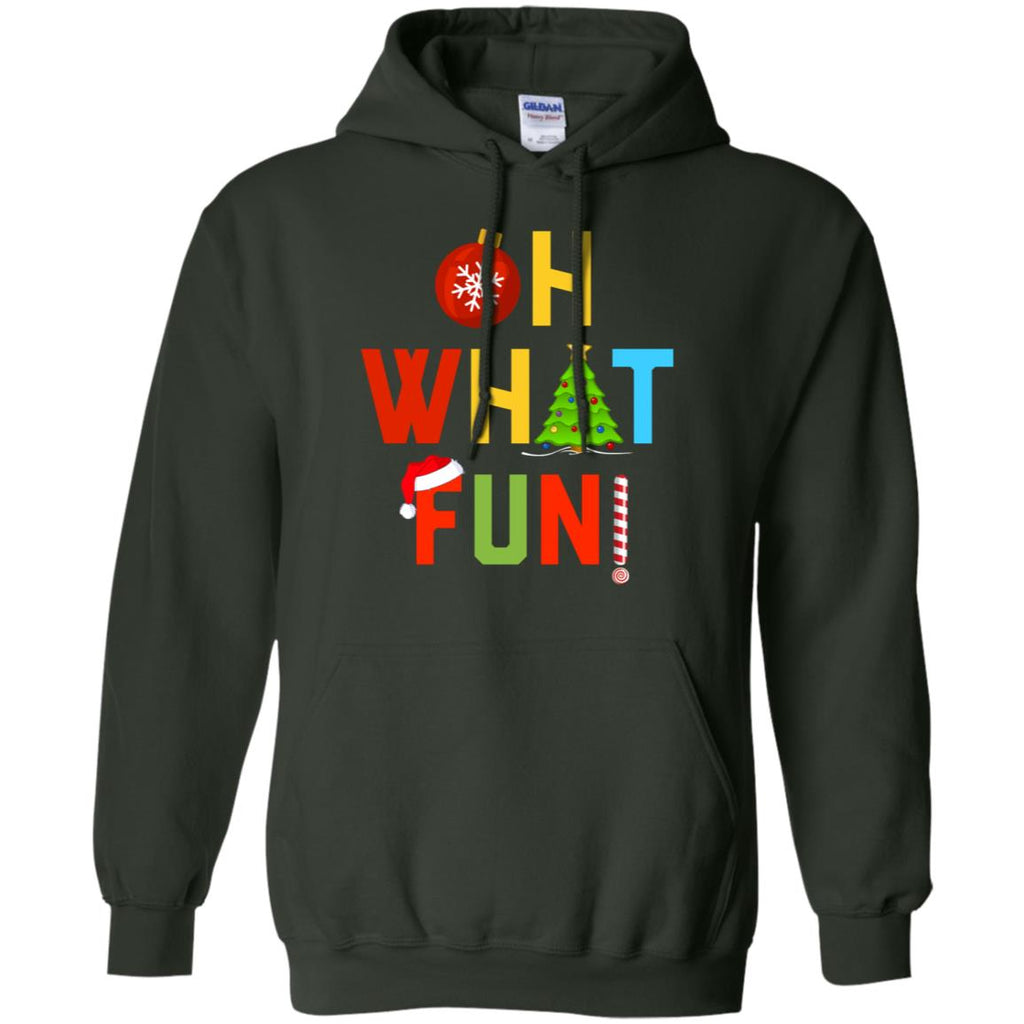 Oh What Fun Merry Christmas Men Pullover Hoodie