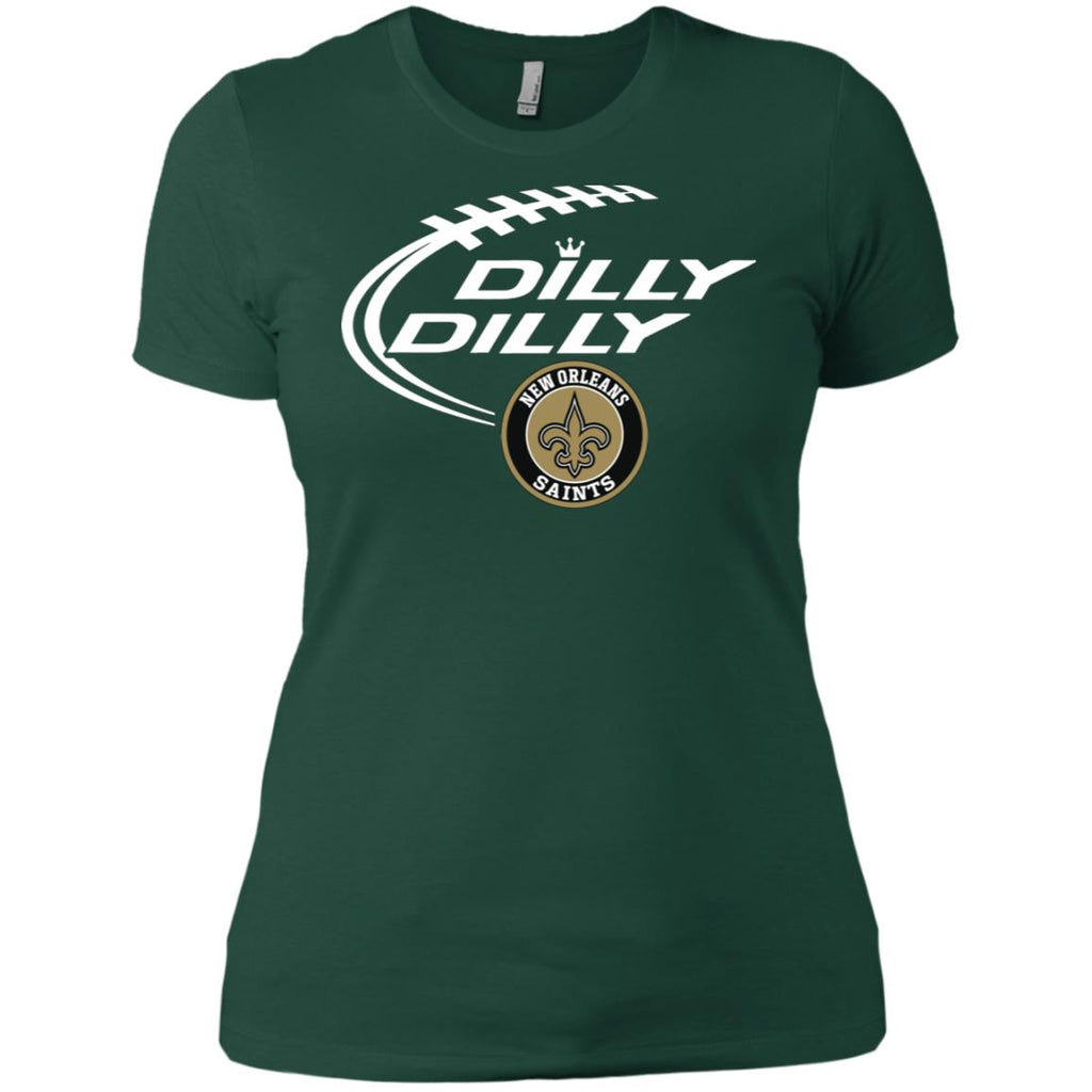 Dilly Dilly New Orleans Saints Nfl Football Women T-Shirt