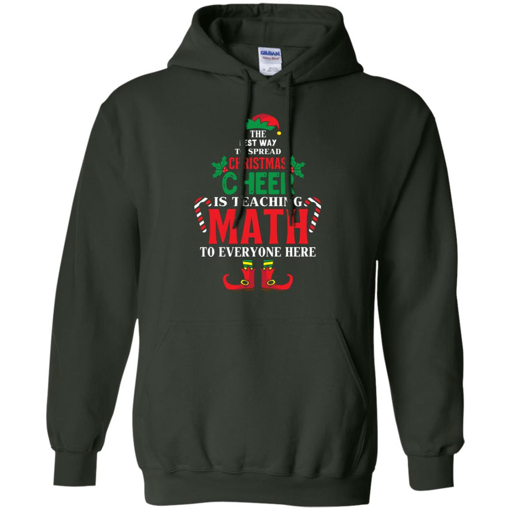 Christmas Cheer Is Teaching Math Men Pullover Hoodie