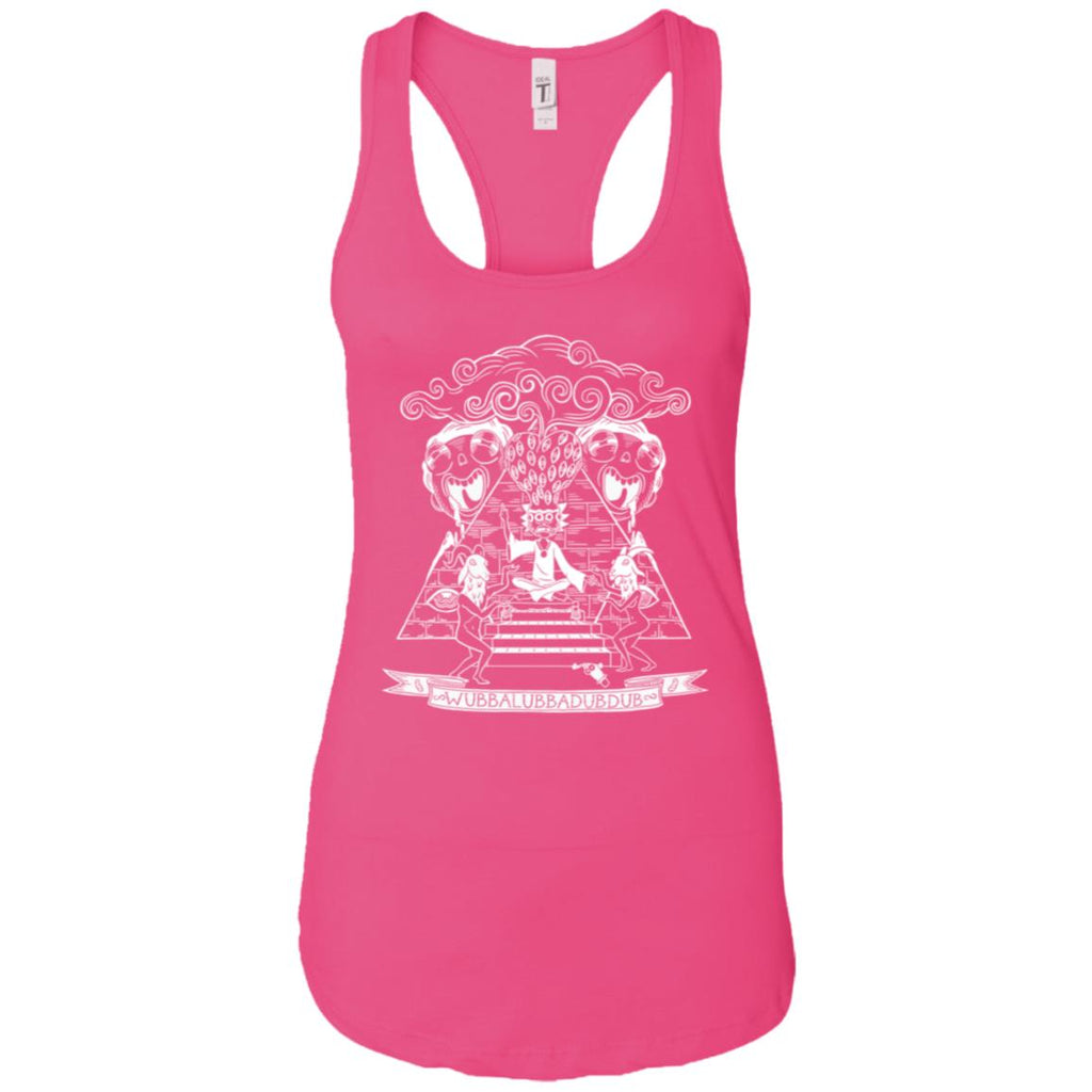 Rick And Morty Wubba Lubba Dub Dub Pyramid Women Tank