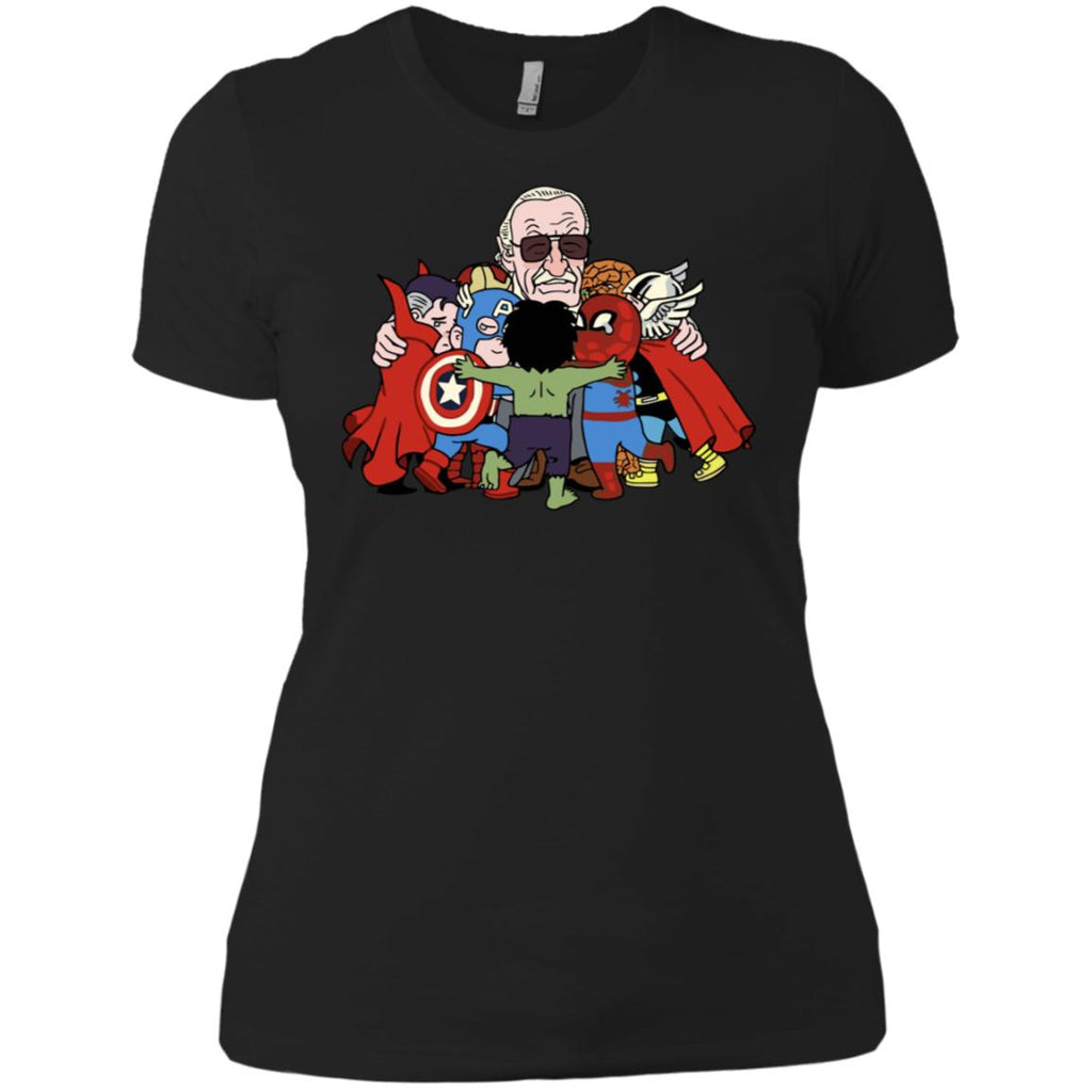 Stan Lee Shirt - Father Of Super Heroes Women T-Shirt