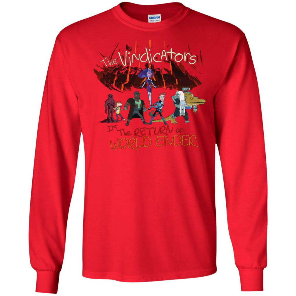 Rick And Morty The Vindicators Men Long SLeeve Shirt