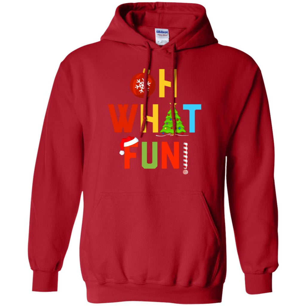 Oh What Fun Merry Christmas Men Pullover Hoodie