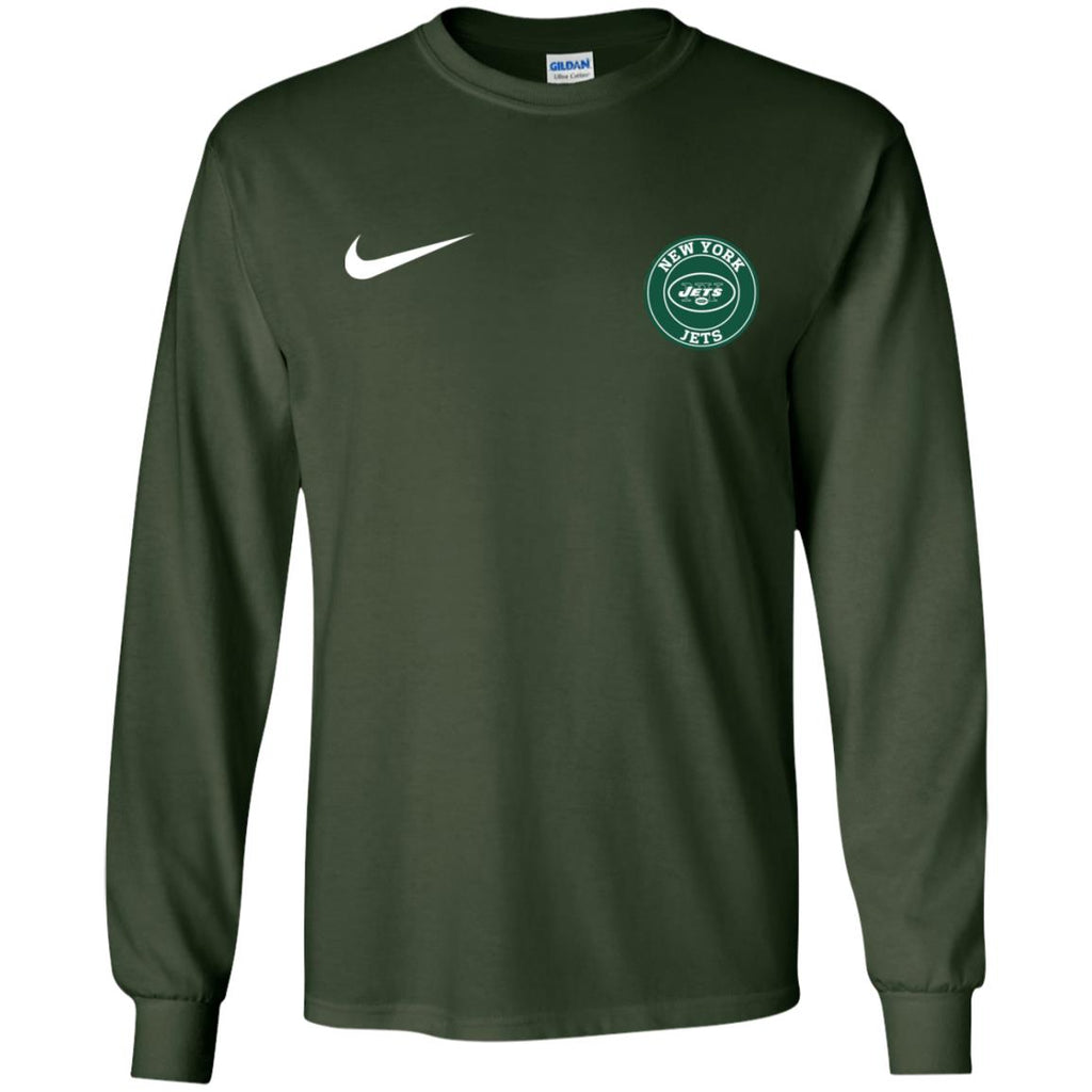 Nike New York Jets Nfl Football Men Long SLeeve Shirt