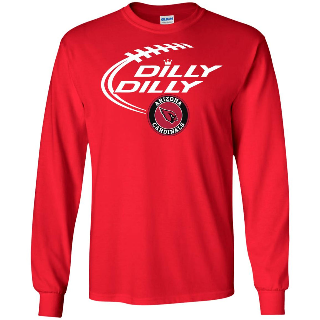 Dilly Dilly Arizona Cardinals Nfl Football Men Long SLeeve Shirt