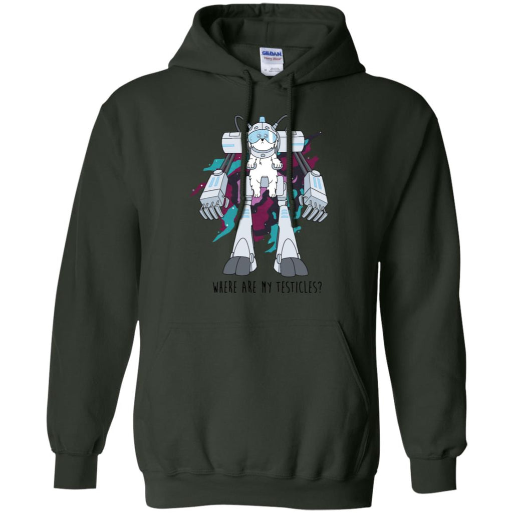 Rick And Morty Snuffles Funny Men Pullover Hoodie
