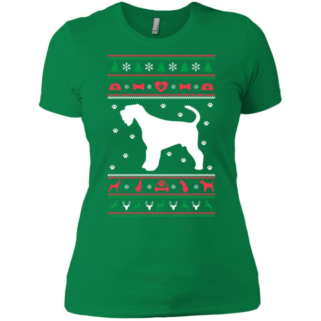 Christmas Airedale Dog Women T-Shirt