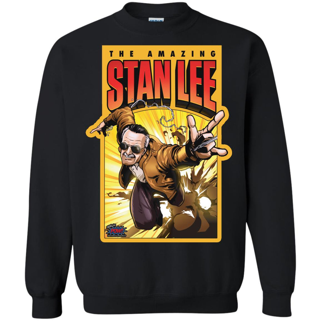 Pow - Entertainment's Amazing Stan Lee Unisex Crewneck Pullover Sweatshirt