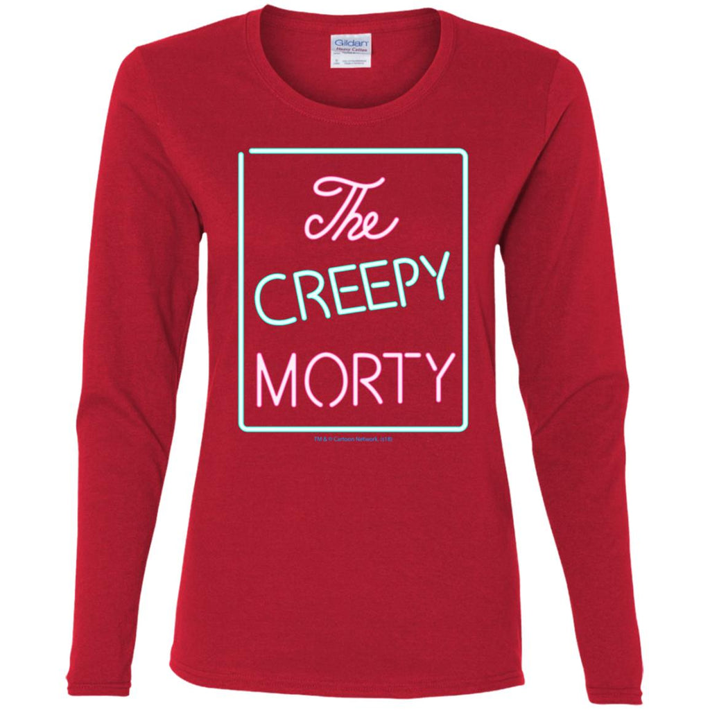 Rick And Morty The Creepy Morty Women Long Sleeve Shirt