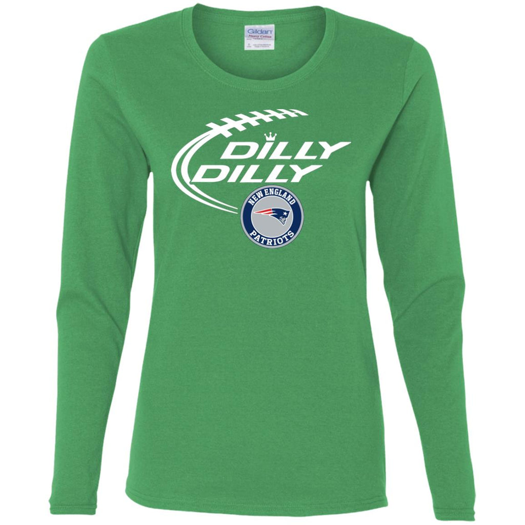Dilly Dilly New England Patriots Nfl Football Women Long Sleeve Shirt