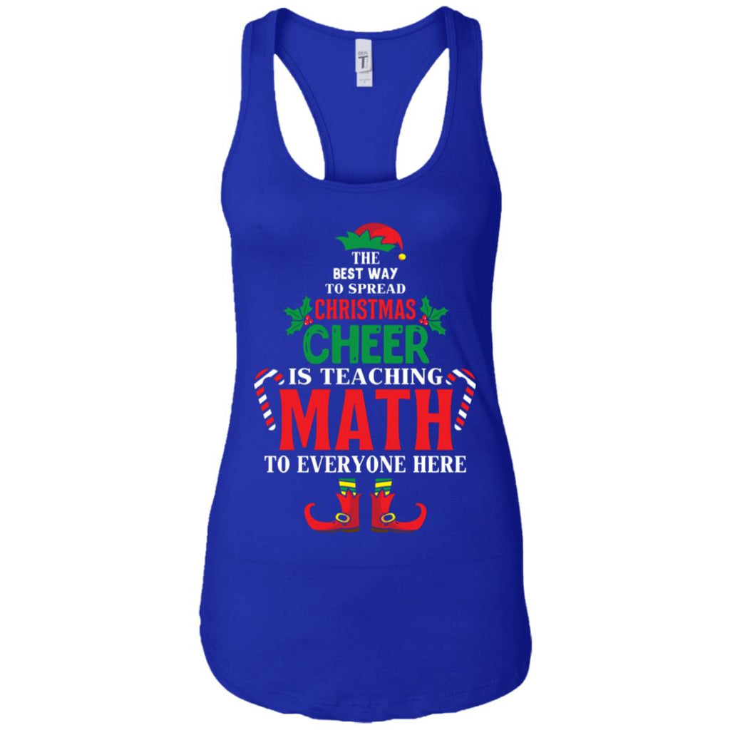 Christmas Cheer Is Teaching Math Women Tank