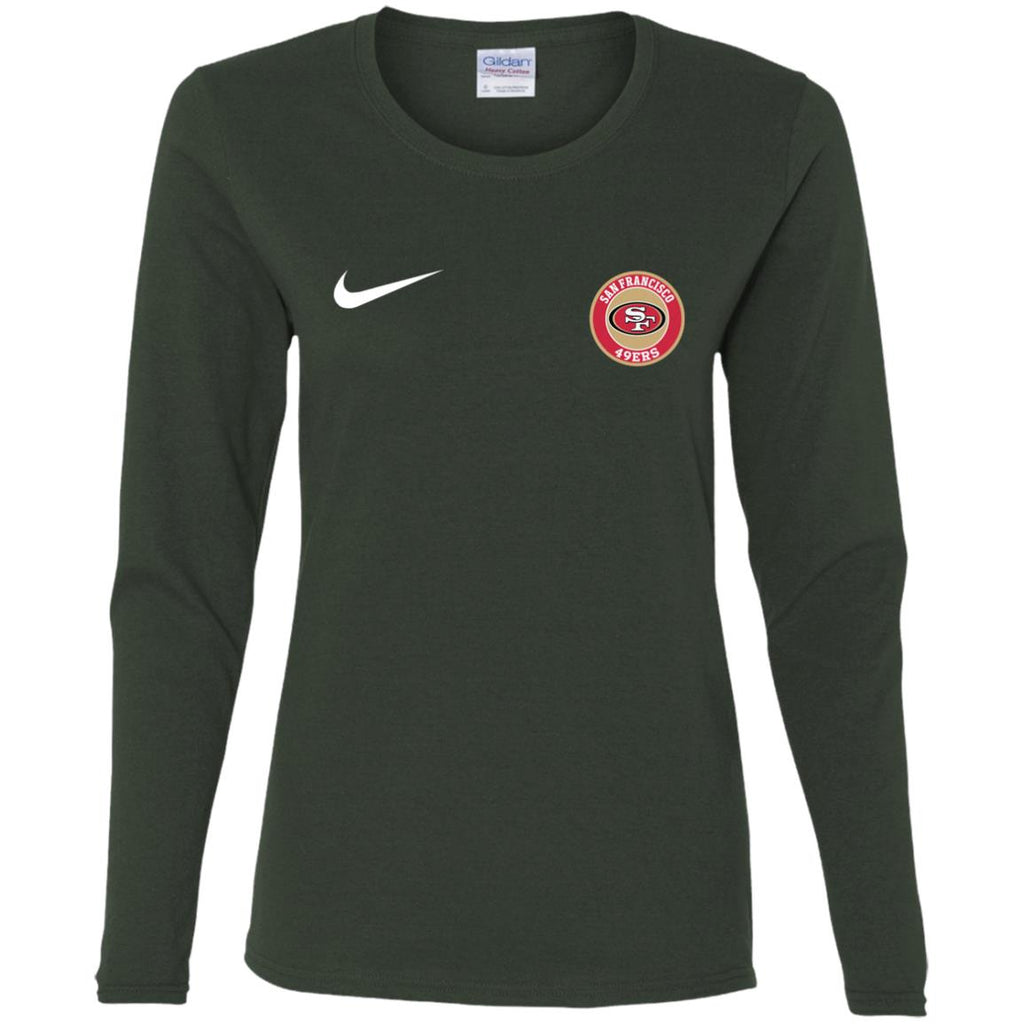 Nike San Francisco 49ers Nfl Football Women Long Sleeve Shirt