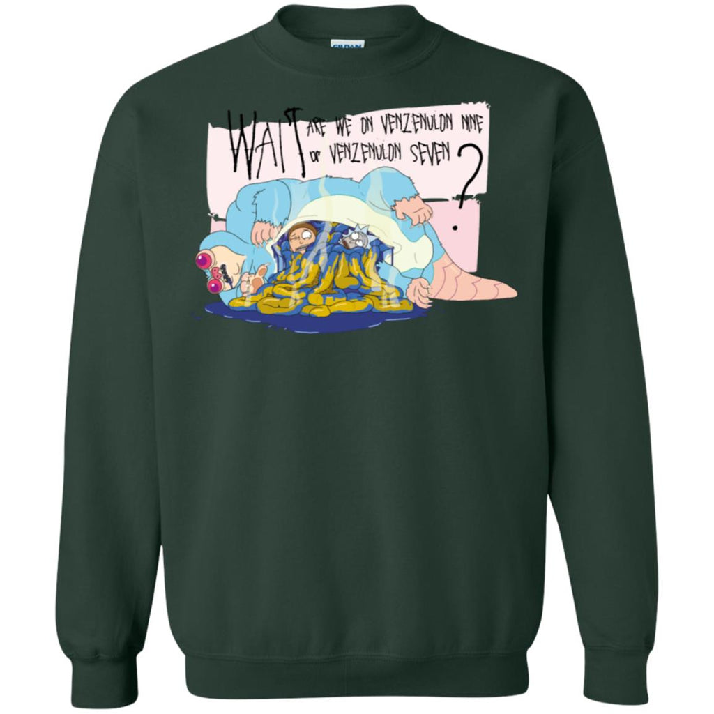Ricky And Morty Which Venzenulon Are We On Unisex Crewneck Pullover Sweatshirt