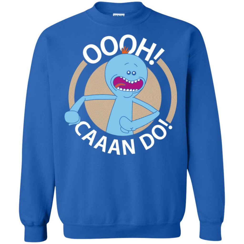 Rick And Morty Mr Meeseeks Oooh Caaan Do Unisex Crewneck Pullover Sweatshirt