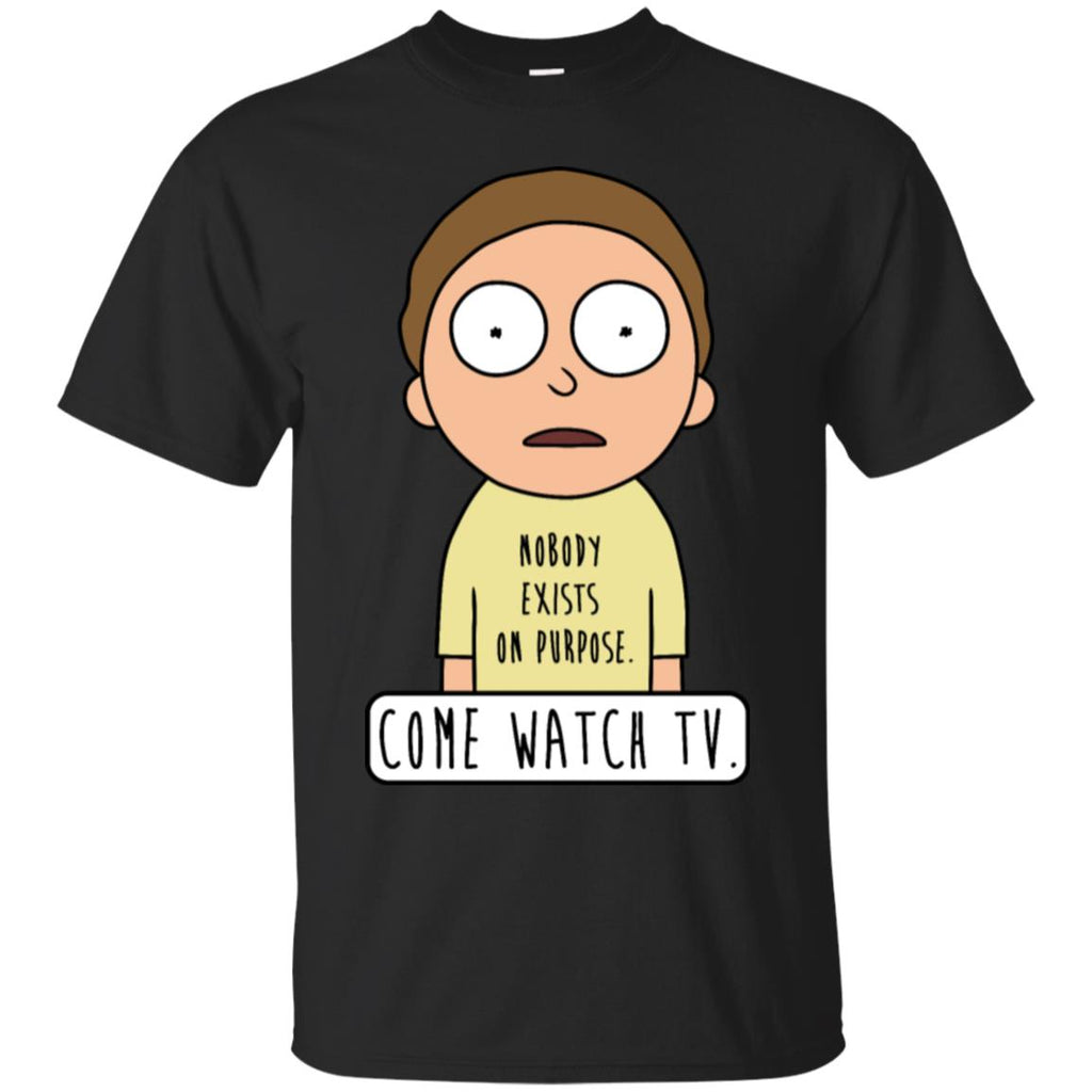 Rick And Morty Come Watch Tv Quote Men T-Shirt