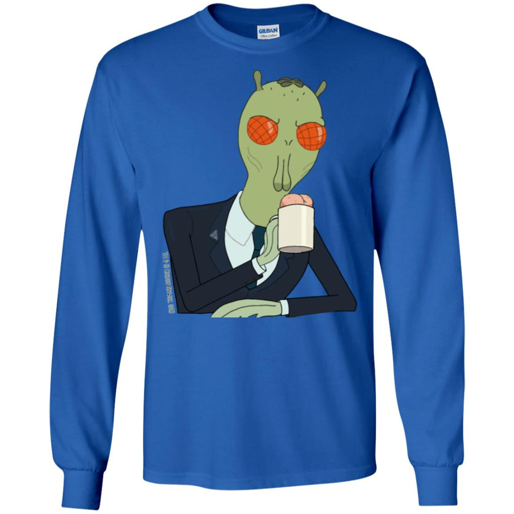 Rick And Morty Cornvelious Daniel Men Long SLeeve Shirt