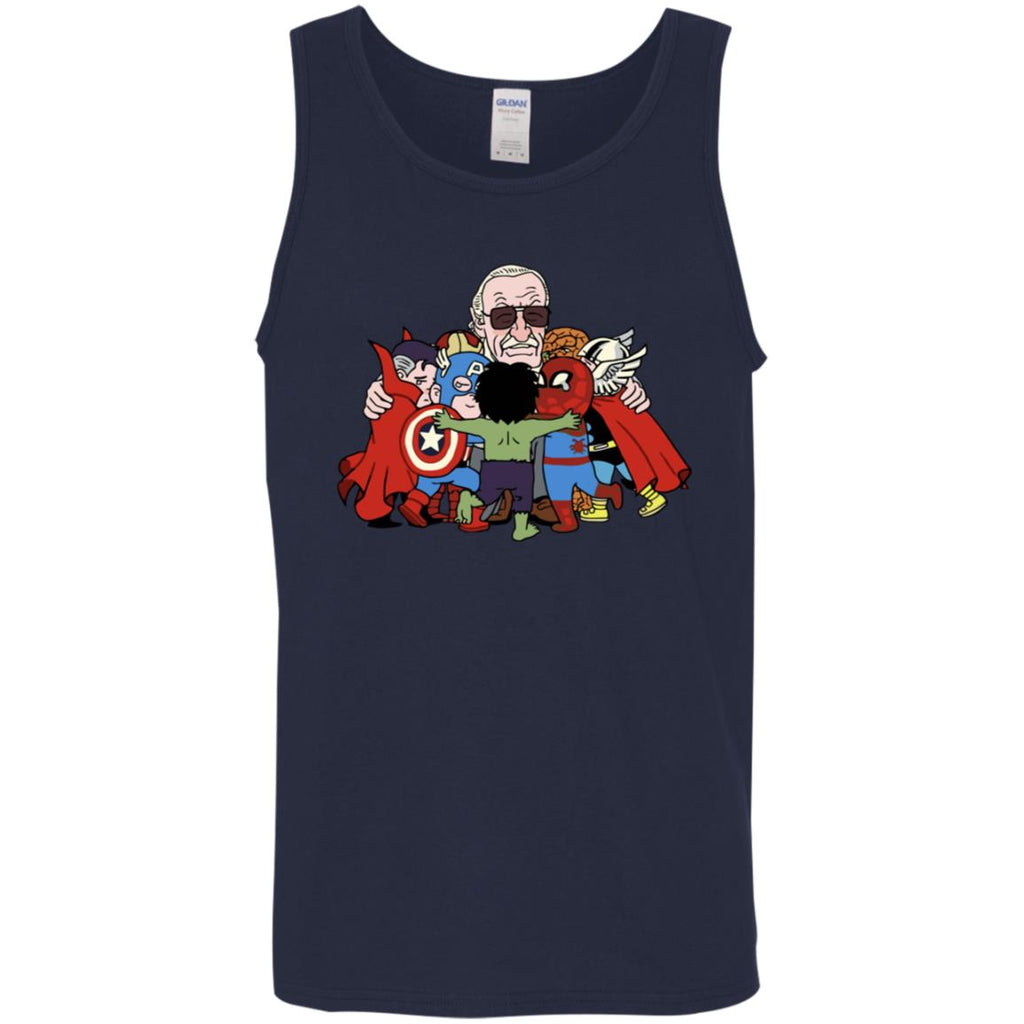 Stan Lee Shirt - Father Of Super Heroes Men Tank Top