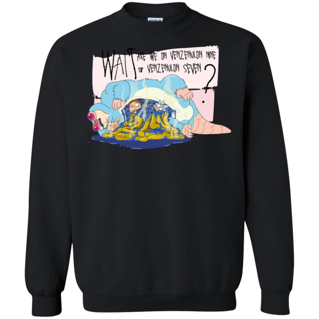 Ricky And Morty Which Venzenulon Are We On Unisex Crewneck Pullover Sweatshirt