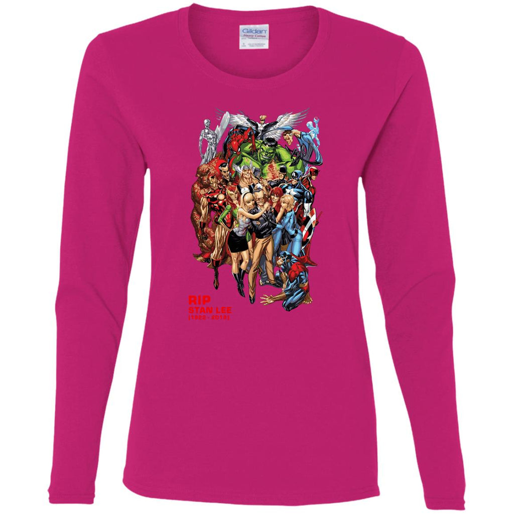 Rip Stan Lee Father Of Super Heroes Women Long Sleeve Shirt
