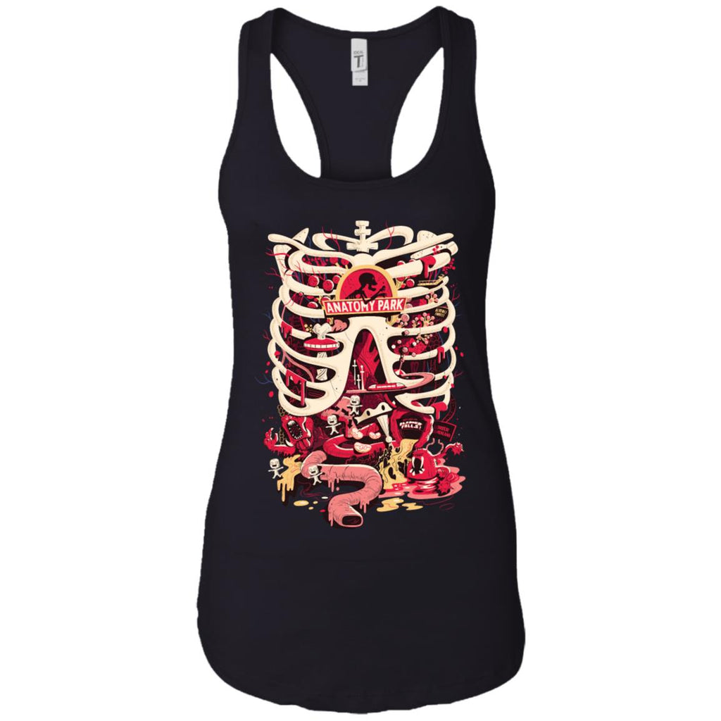 Rick And Morty Anatomy Park Skeleton Women Tank