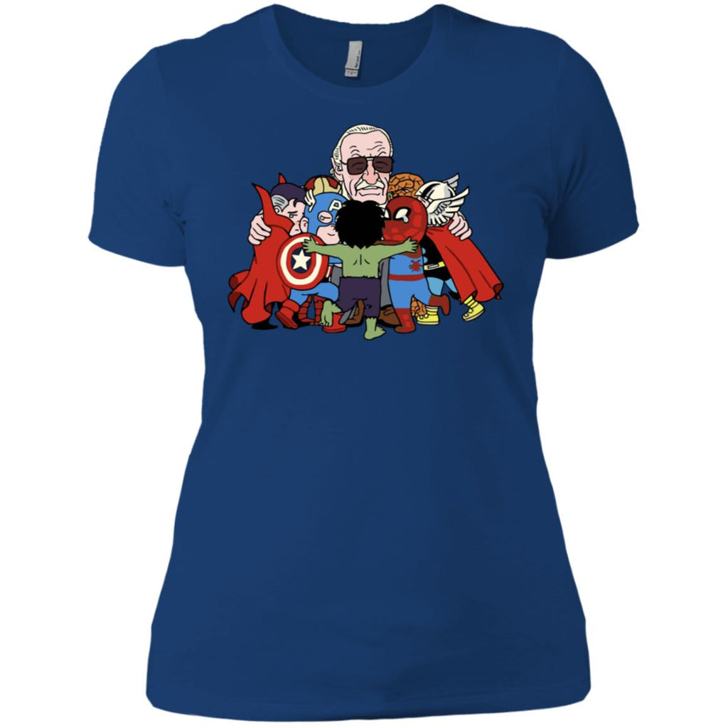 Stan Lee Shirt - Father Of Super Heroes Women T-Shirt
