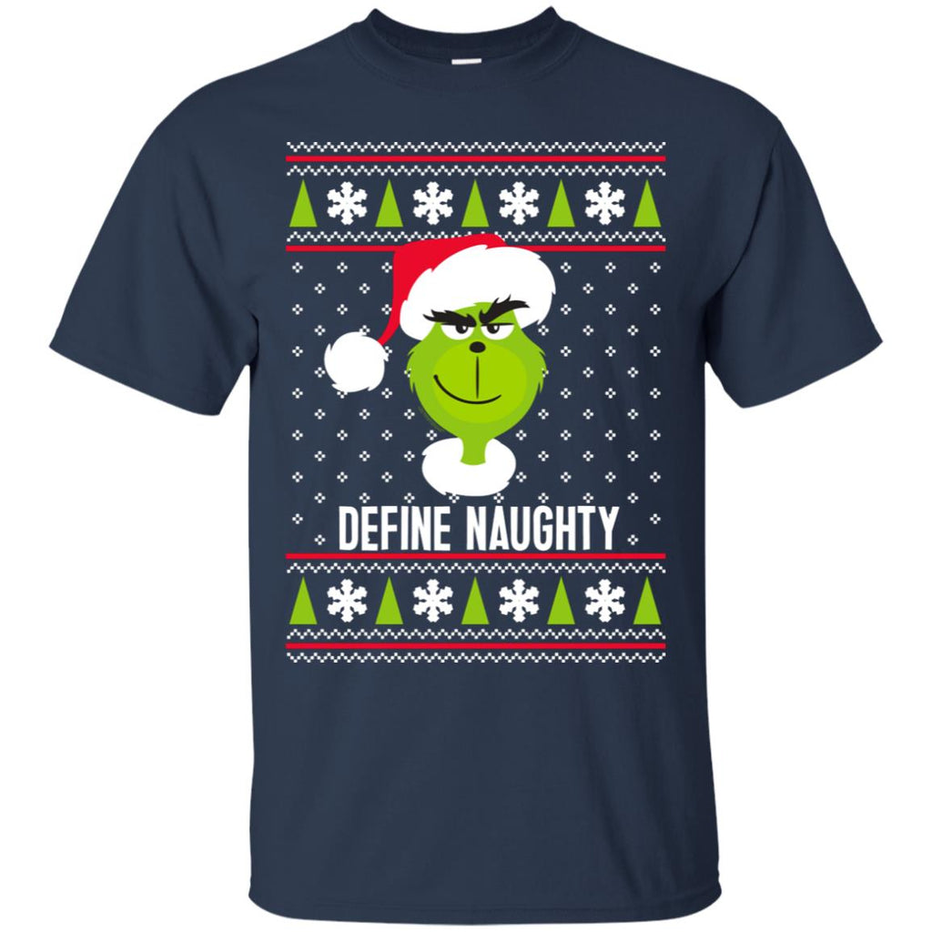 Dr. Seuss The Grinch Naughty Grinch Christmas Sweatshirt Men T-Shirt