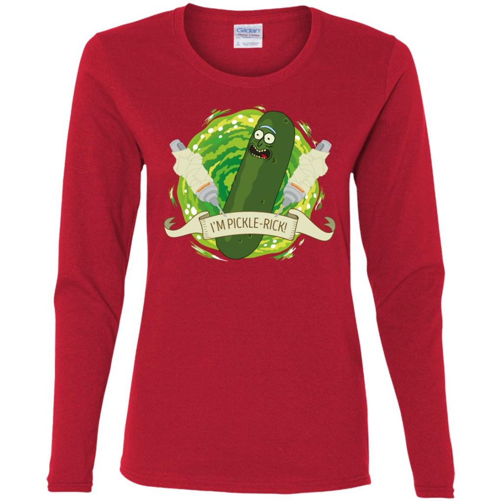 Rick And Morty I'm Pickle Rick Women Long Sleeve Shirt