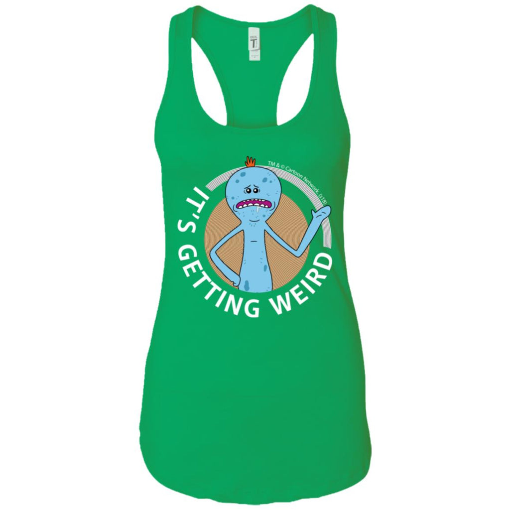 Rick And Morty Mr Meeseeks It's Getting Weird Mug Women Tank