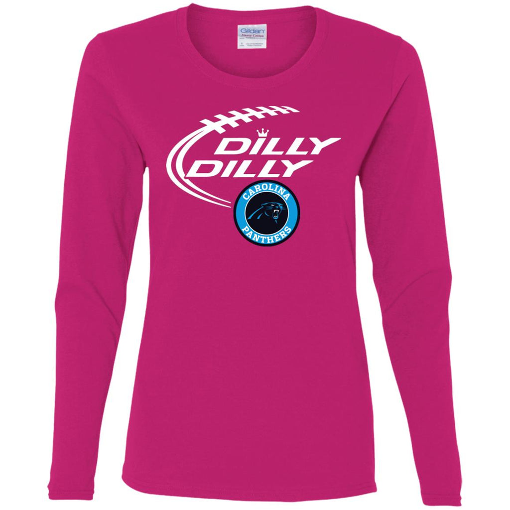Dilly Dilly Carolina Panthers Nfl Football Women Long Sleeve Shirt