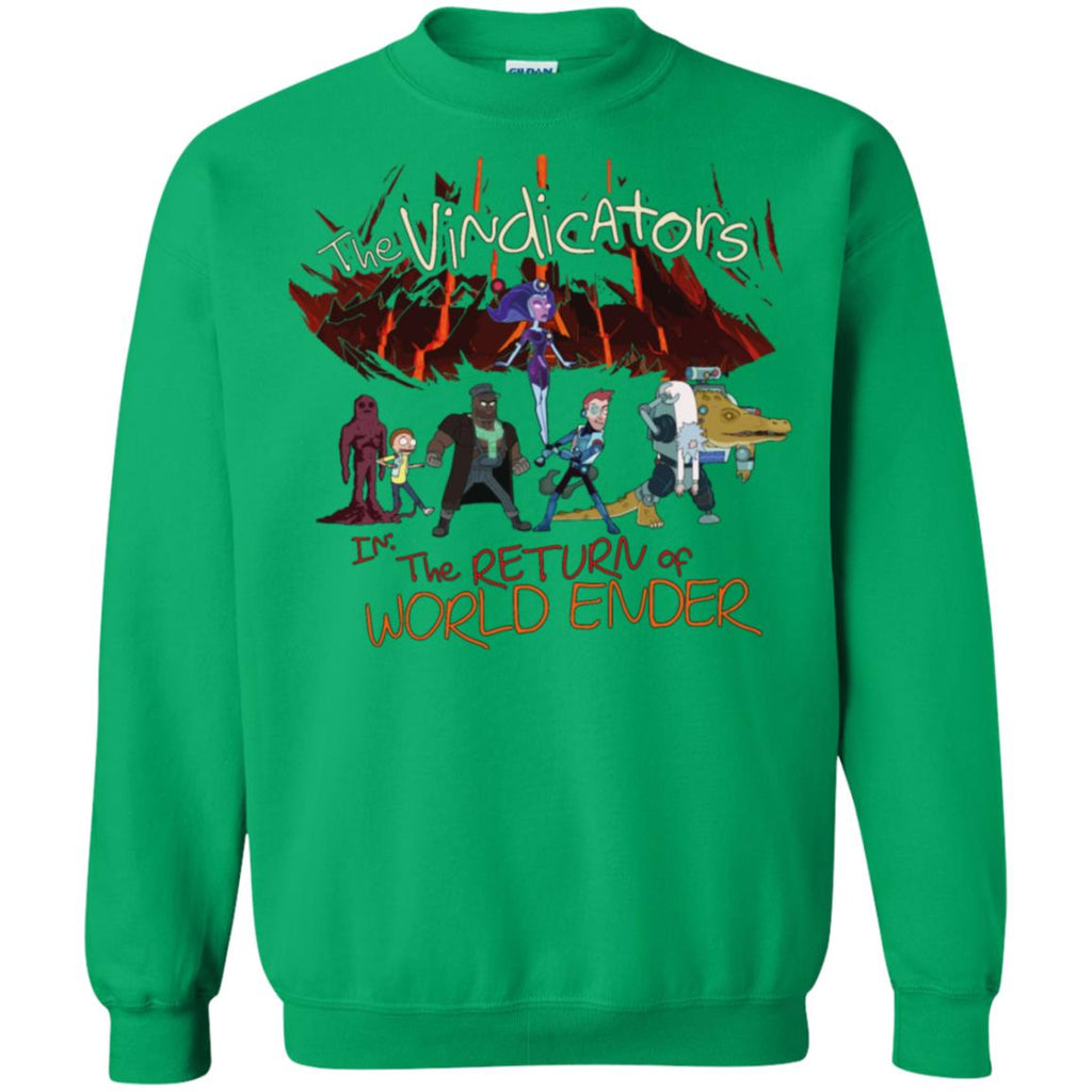 Rick And Morty The Vindicators Unisex Crewneck Pullover Sweatshirt