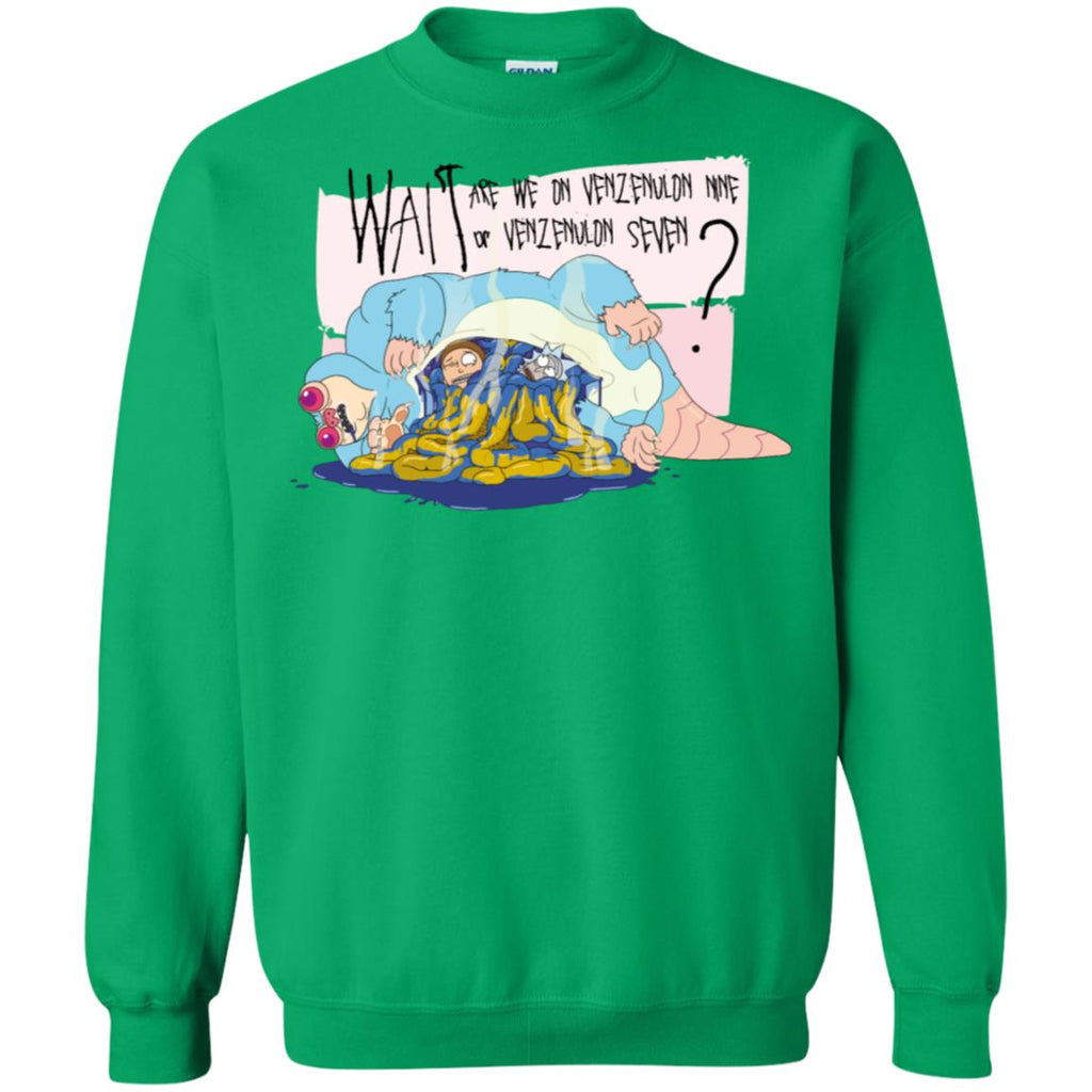 Ricky And Morty Which Venzenulon Are We On Unisex Crewneck Pullover Sweatshirt