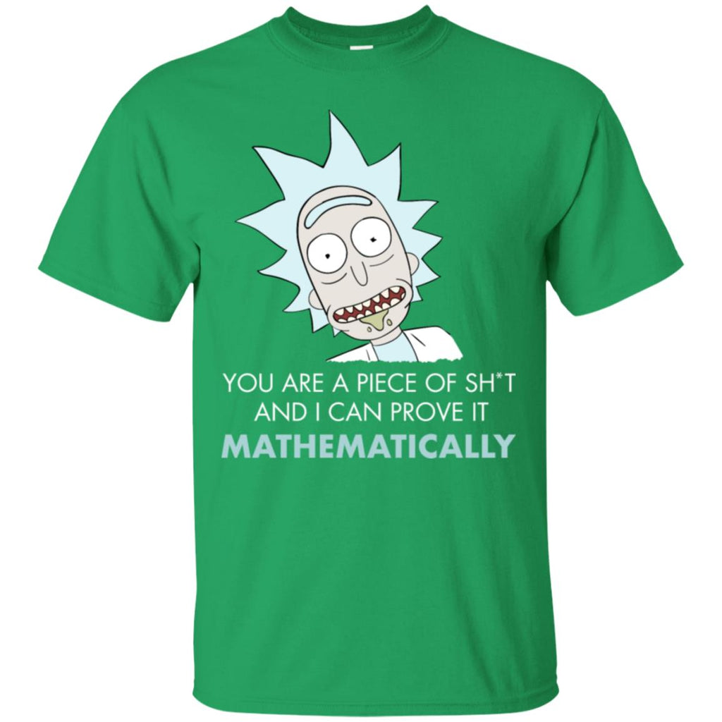 Rick And Morty Mathematical Proof Quote Men T-Shirt
