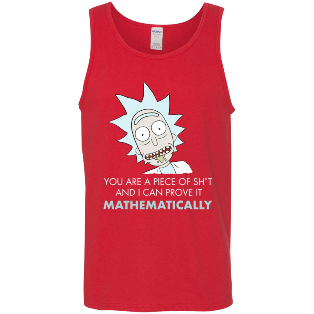 Rick And Morty Mathematical Proof Quote Men Tank Top