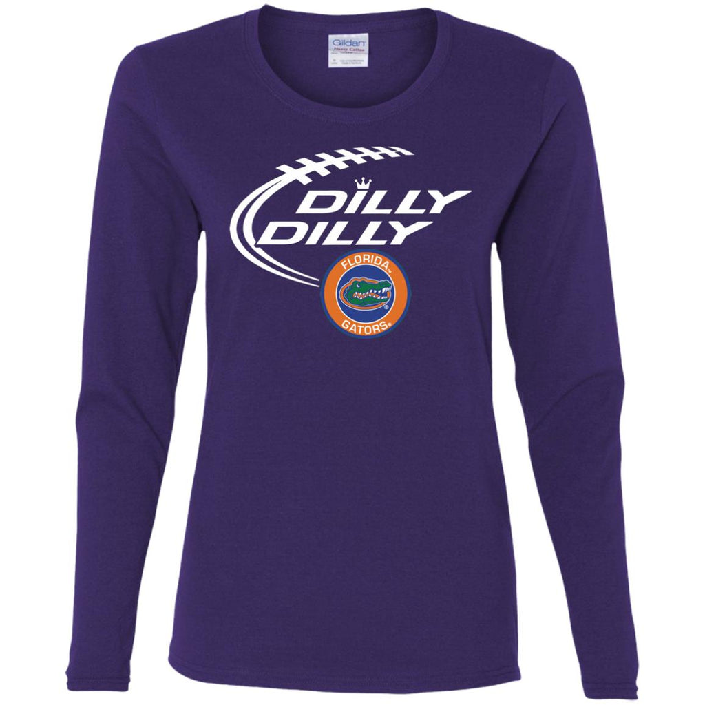Dilly Dilly Florida Gators Nfl Football Women Long Sleeve Shirt