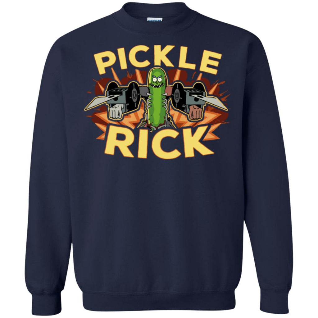Rick And Morty Pickle Rick Unisex Crewneck Pullover Sweatshirt