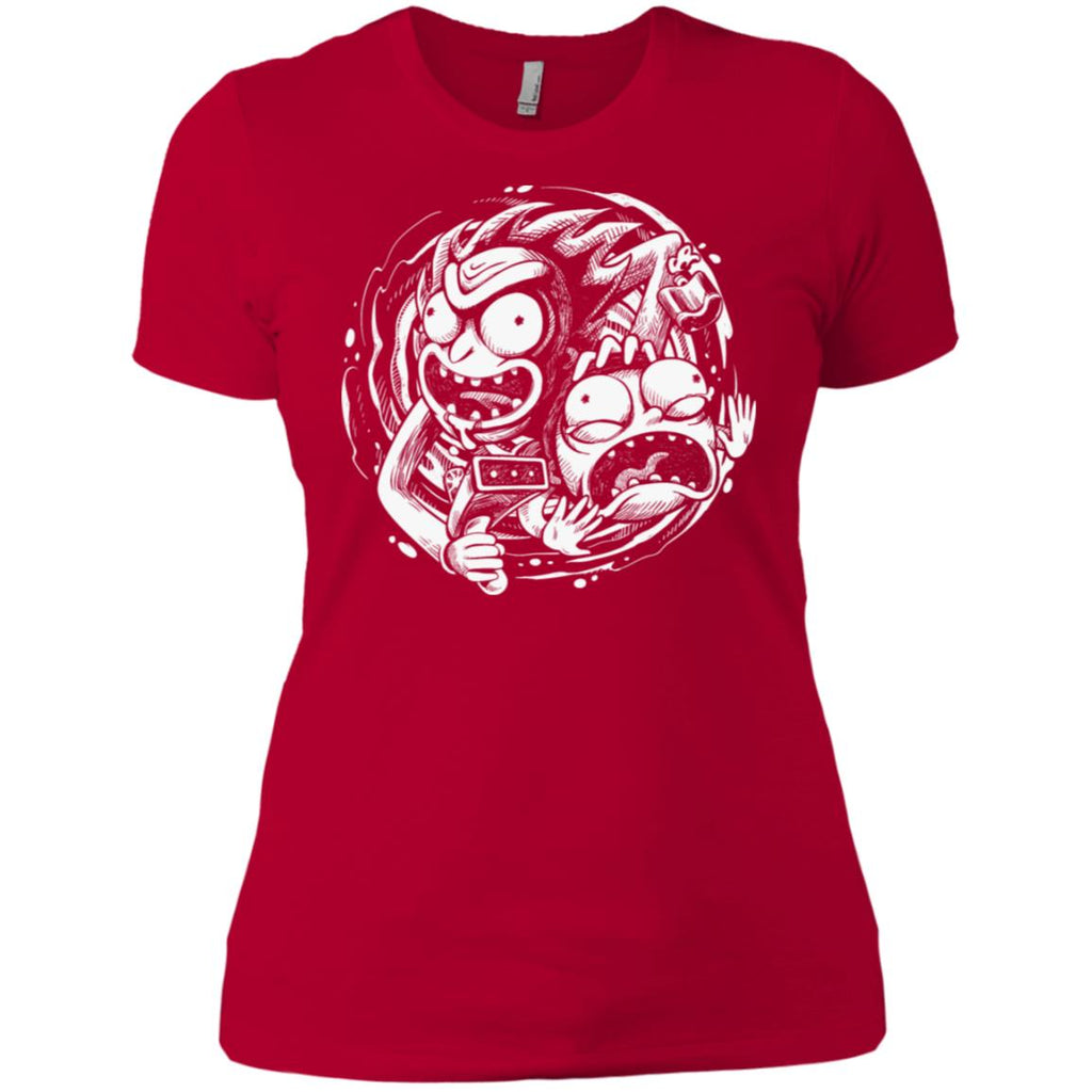 Rick And Morty Time Warp Travels Women T-Shirt