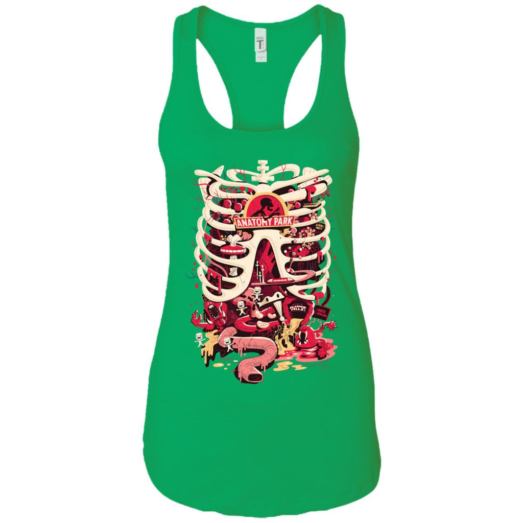 Rick And Morty Anatomy Park Skeleton Women Tank