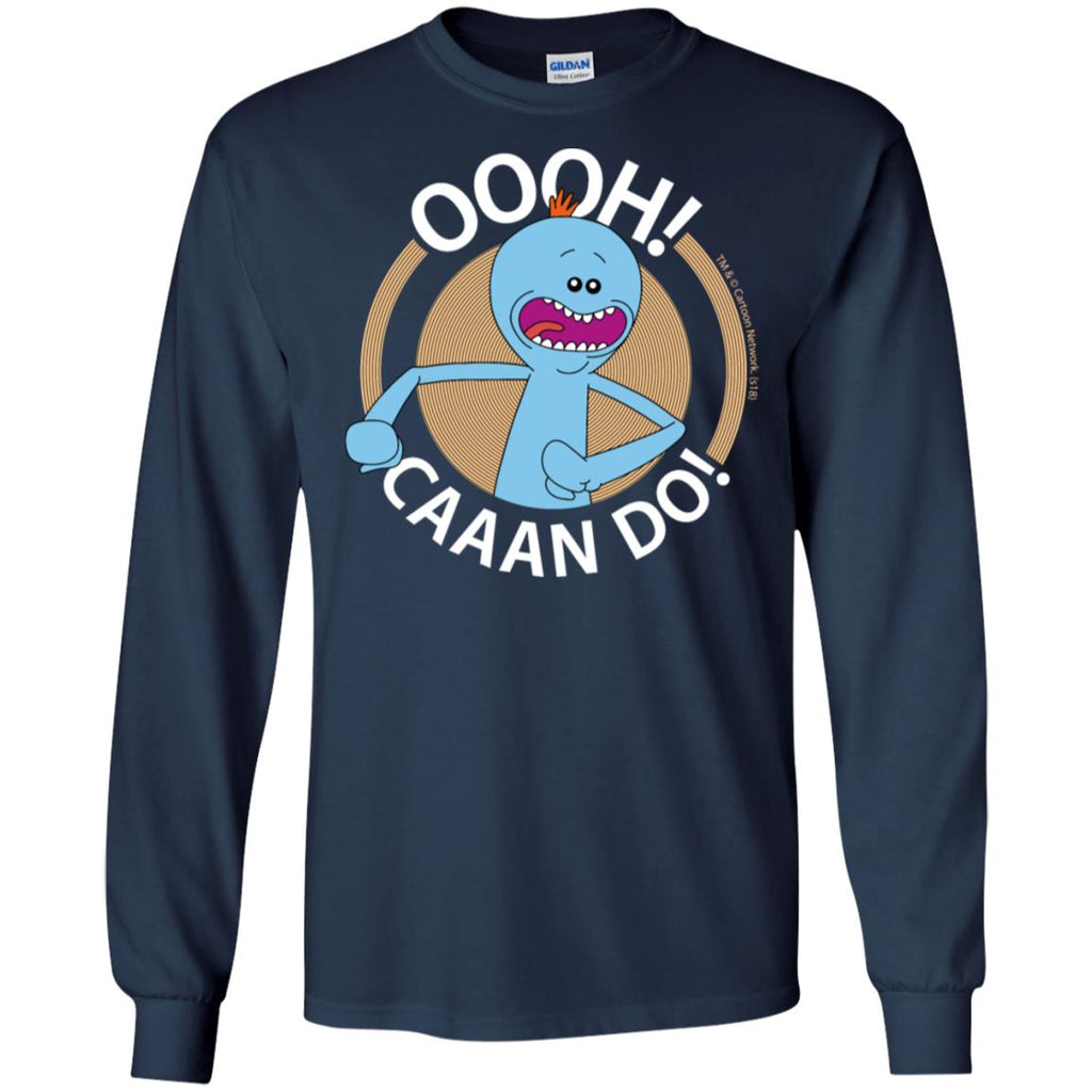 Rick And Morty Mr Meeseeks Oooh Caaan Do Mug Men Long SLeeve Shirt