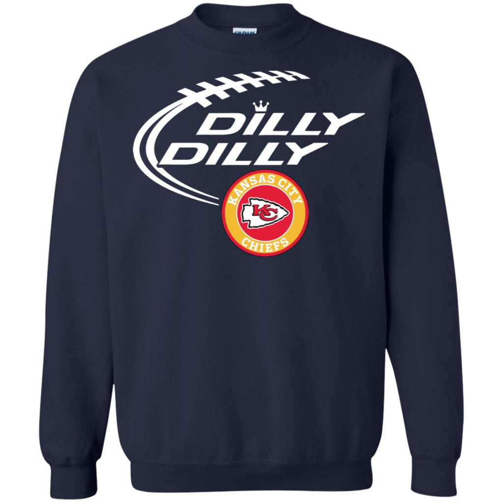 Dilly Dilly Kansas City Chiefs Nfl Football Unisex Crewneck Pullover Sweatshirt