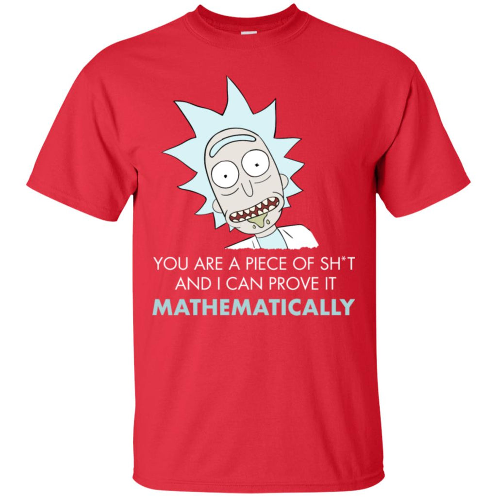 Rick And Morty Mathematical Proof Quote Men T-Shirt